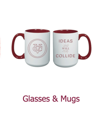 Image of Vassar college mugs. Click to browse glasses and mugs